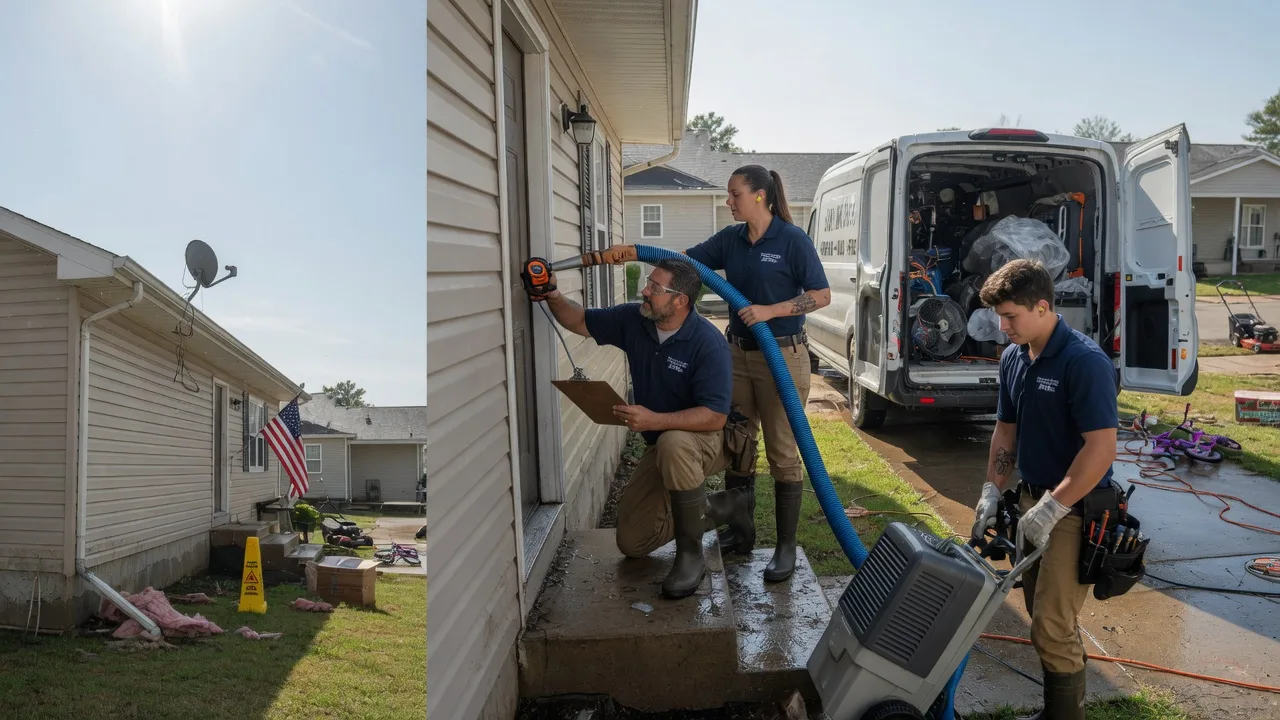 Ceiling Water Damage Restoration in Eckley, CO near me